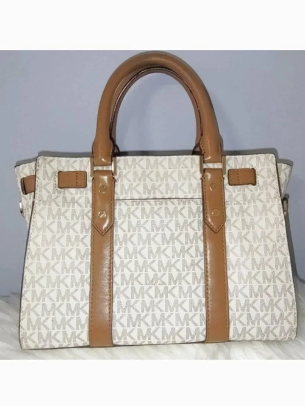 Michael Kors Nouveau Hamilton satchel EUC